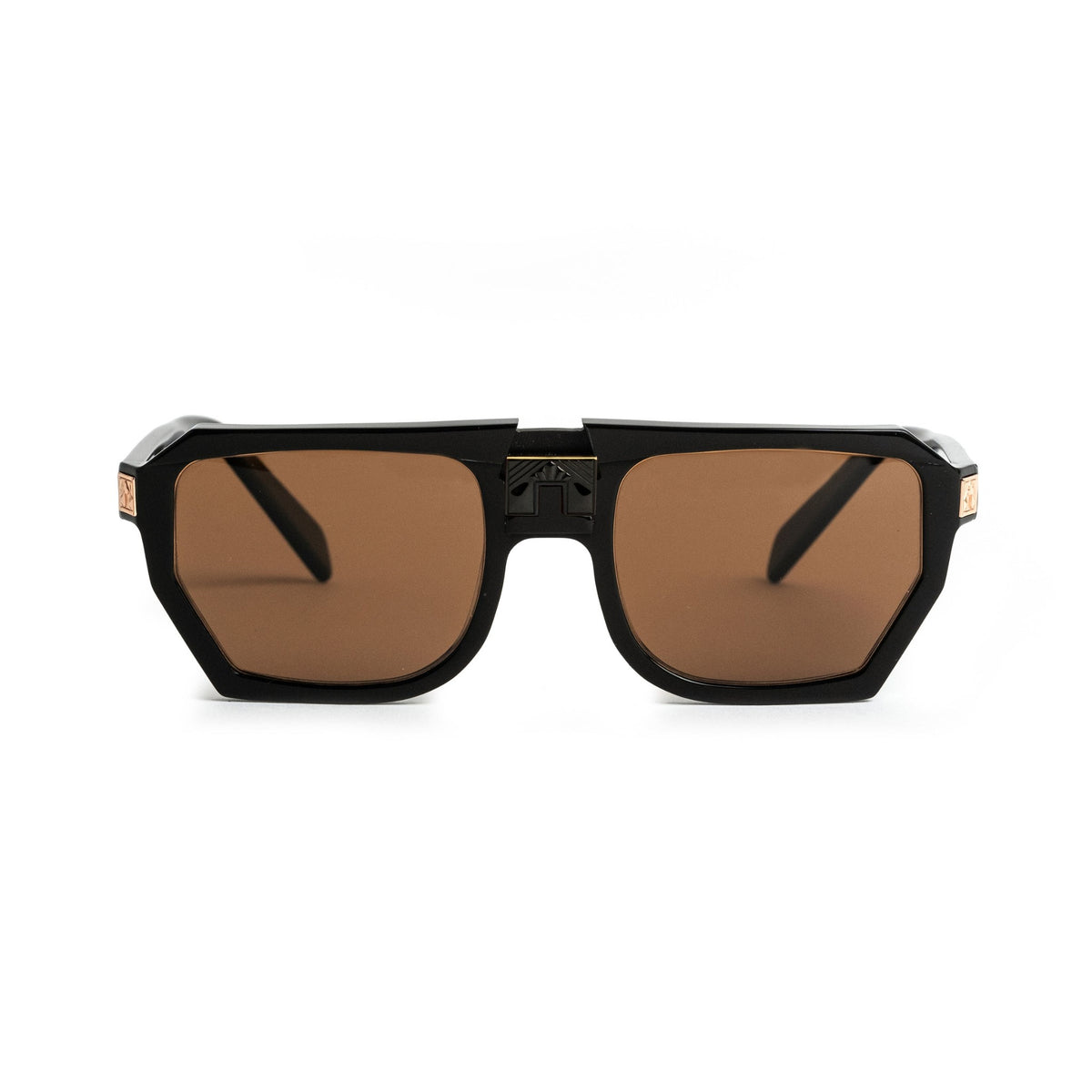 ARIA NOIR Monarca sunglasses in Noir, front view