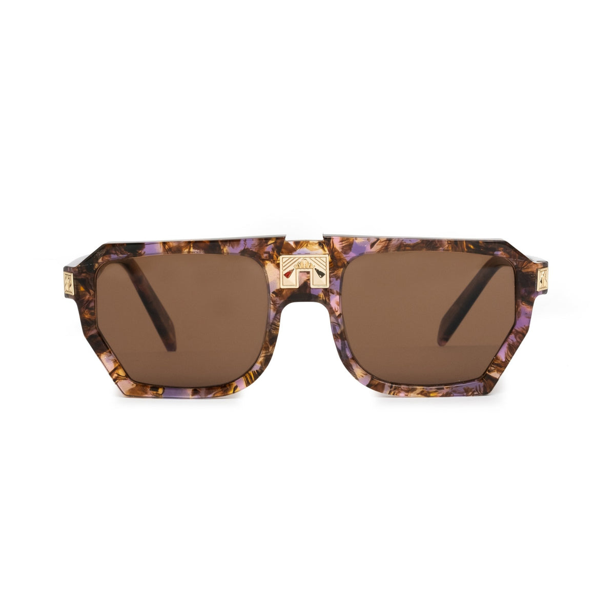 ARIA NOIR Monarca sunglasses in Pixie Dust, front view