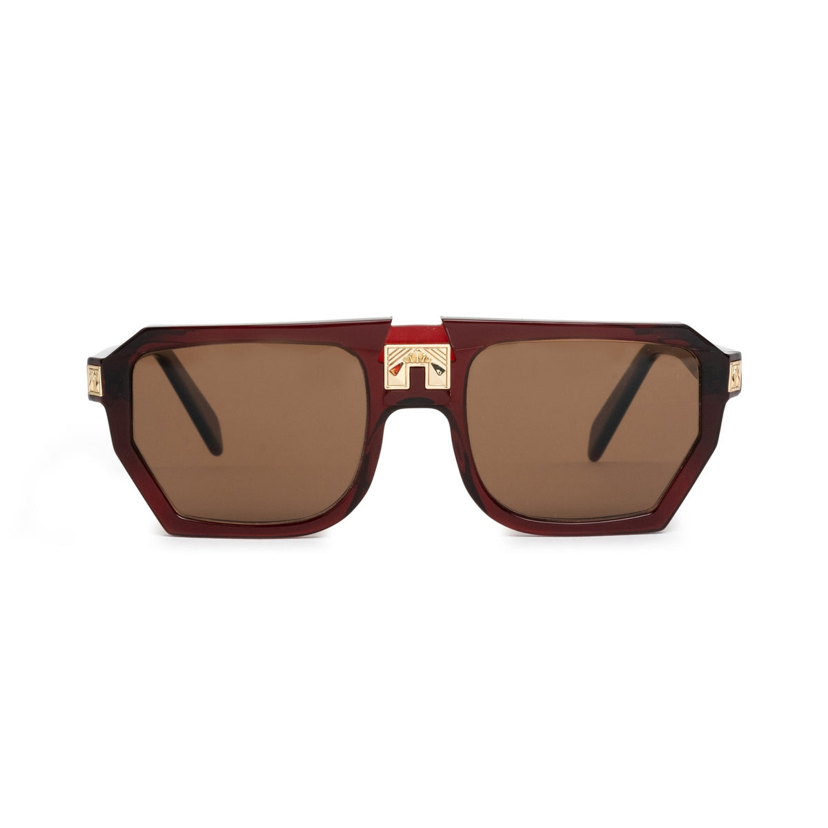 ARIA NOIR Monarca sunglasses in Velvet Rose, front view