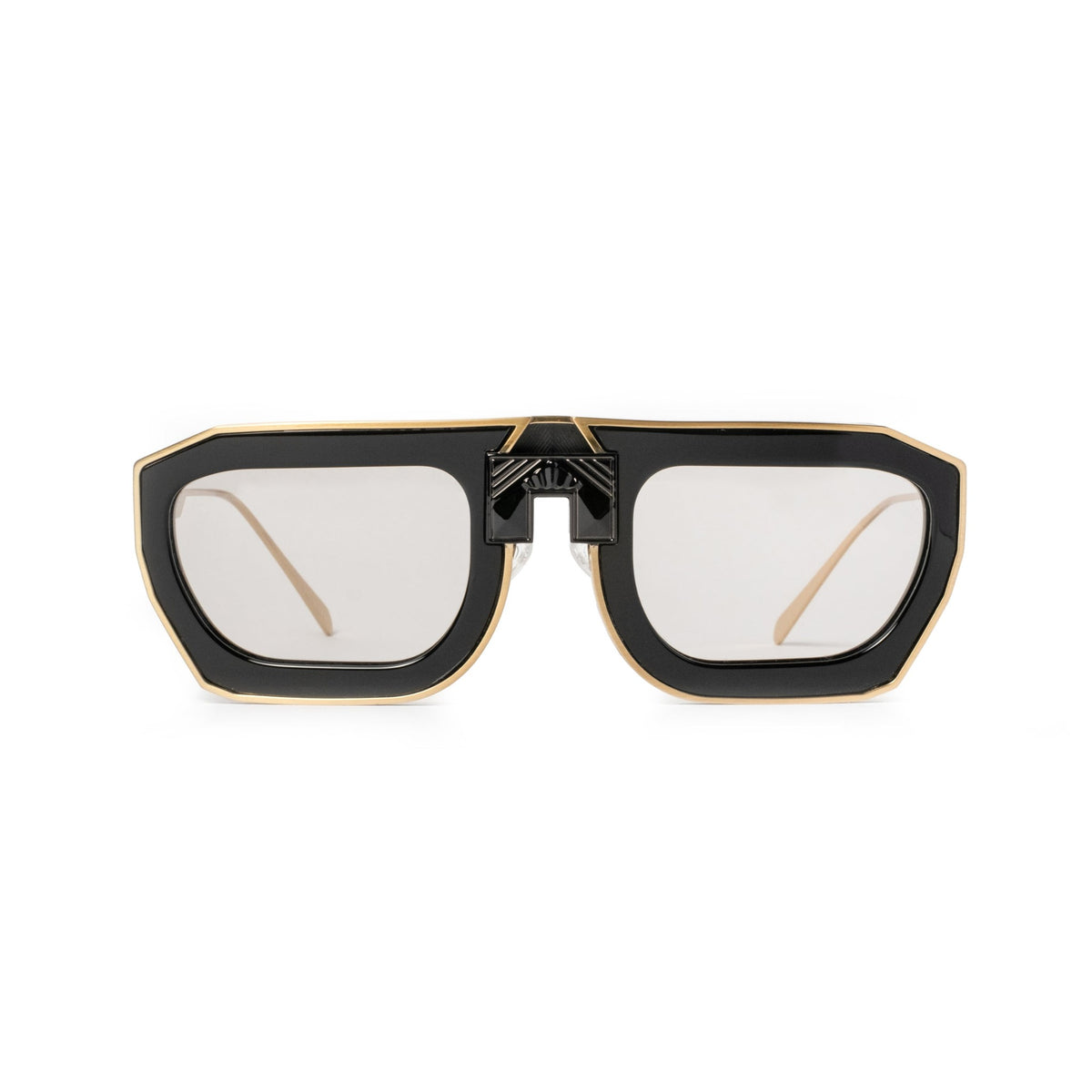 ARIA NOIR Patriarca eyewear in Midnight Noir, front view