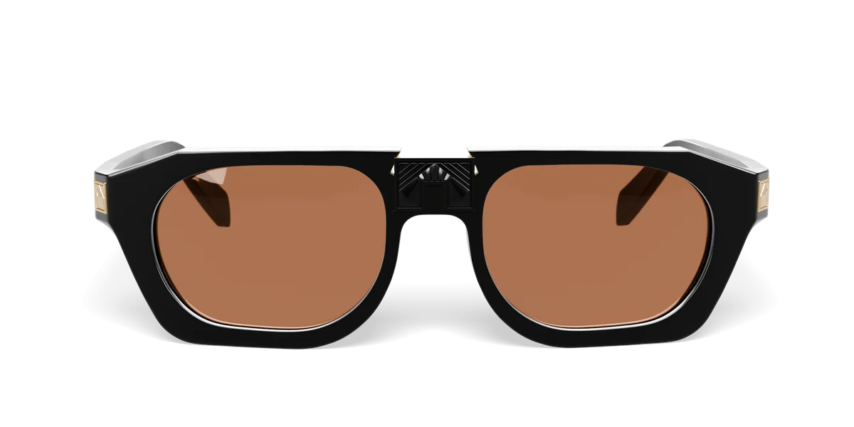 ARIA NOIR Ahava frame in Noir, front view (product render)