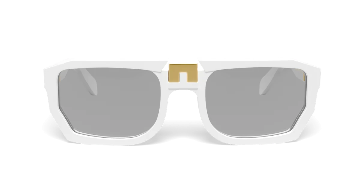 ARIA NOIR Arca I frame in Z White, front view (product render)