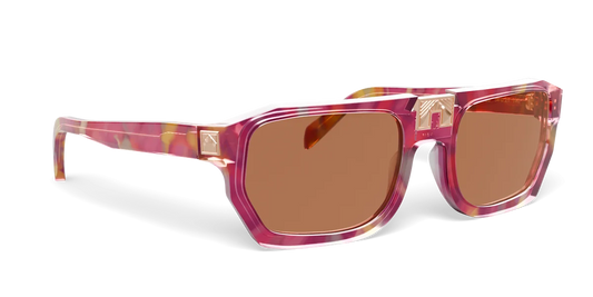 ARIA NOIR Arca II frame in Tutti Frutti, three-quarter view (product render)