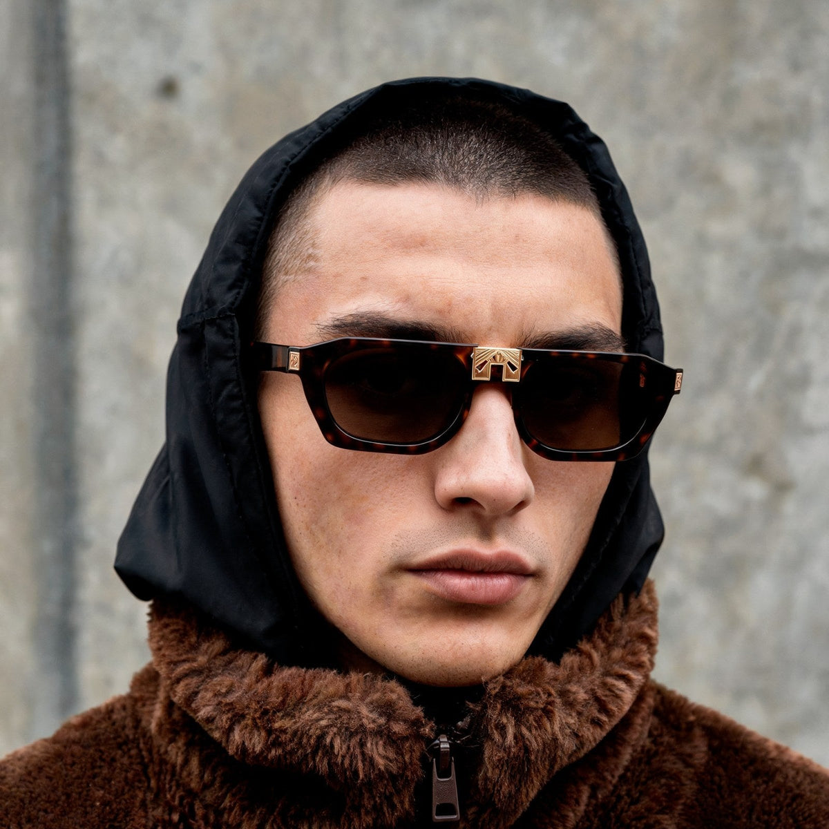 ARIA NOIR AHAVA Dark Tortoise sunglasses fall campaign