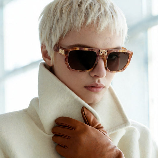 ARIA NOIR ARCA II Dreamy Rose sunglasses fall campaign