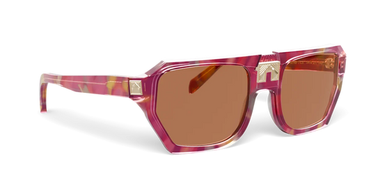 ARIA NOIR Monarca frame in Tutti Frutti, three-quarter view (product render)